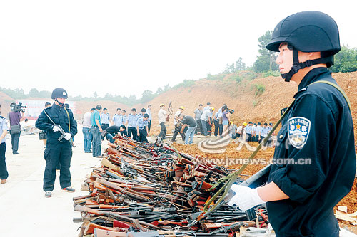 赣鄂公安枪爆整治数据彰显法治精神，共建和谐社会