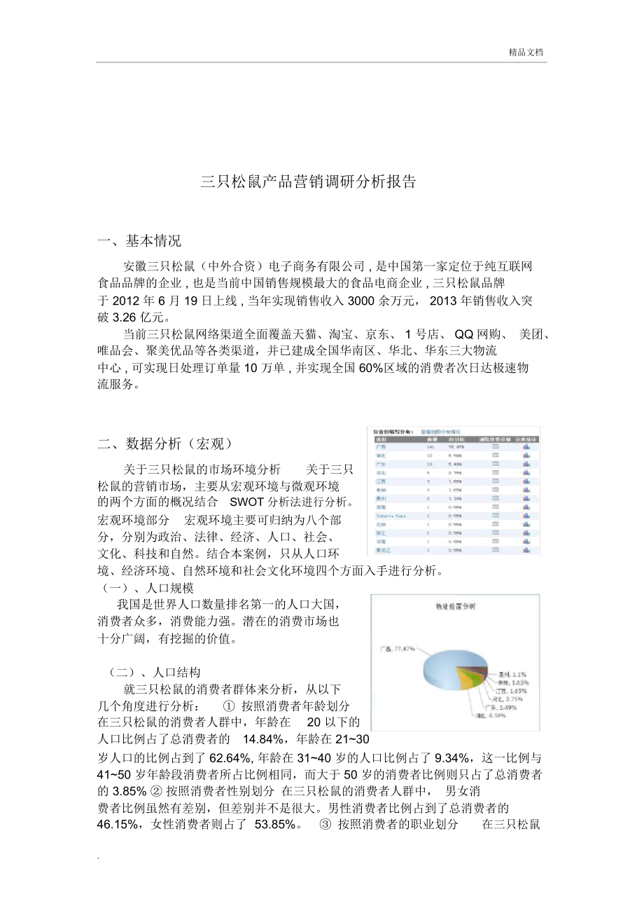 三只松鼠产品策略深度解析论文