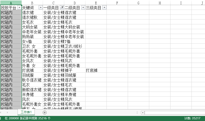 Top 20万词表下载及其在无线端的运用探索