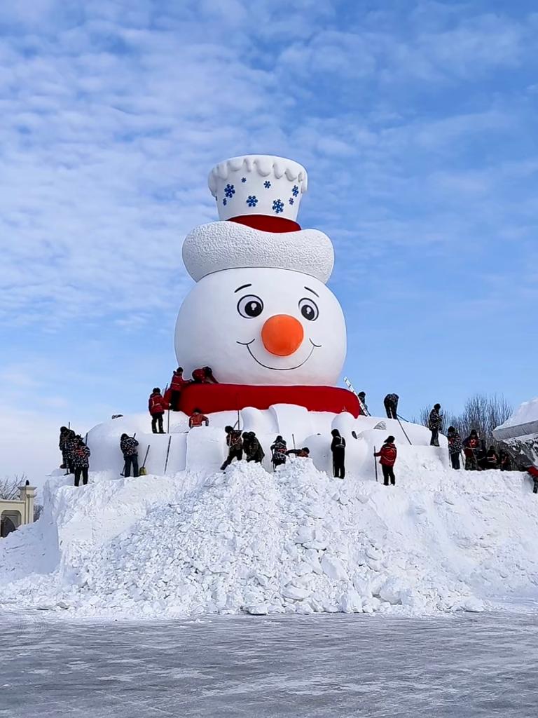 冰雪奇缘，哈尔滨大雪人即将崭露头角，新晋偶像C位出道