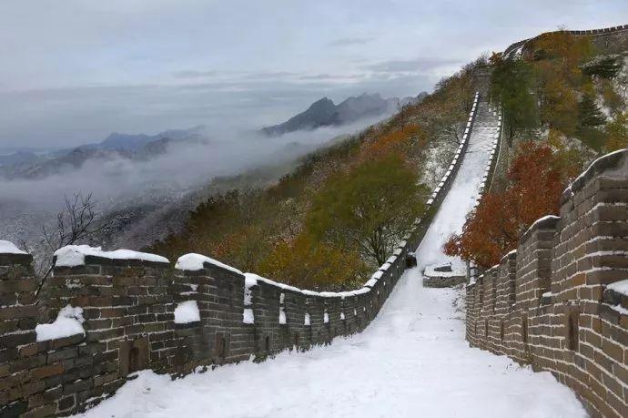 北京雪落纷飞